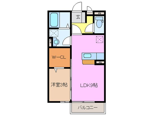 明野駅 徒歩28分 1階の物件間取画像